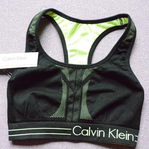 Calvin Klein Reversible Mid-Impact Racerback SZ:XS - Picture 3 of 4